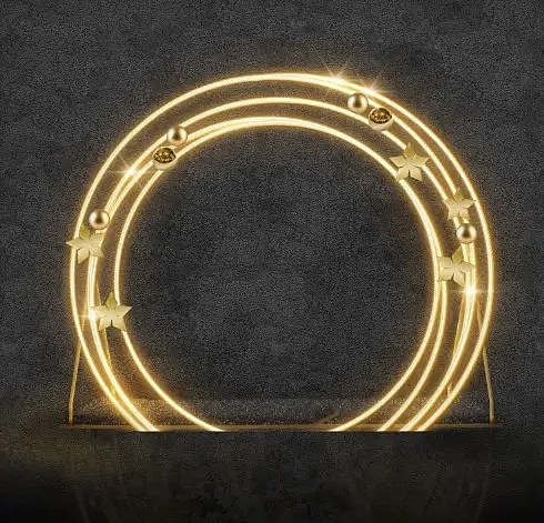 LED světelný kotouč, prům
