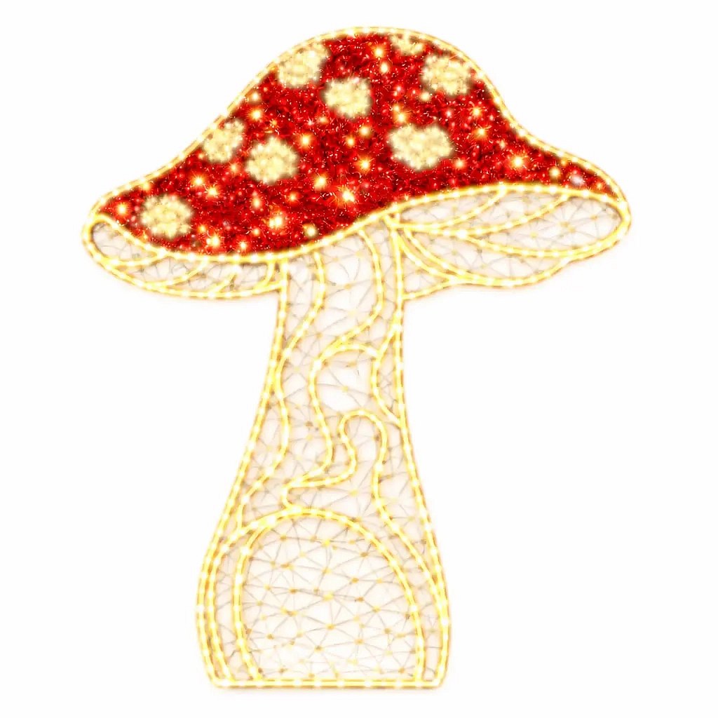 2D LED světelná houba, mochomůrka I