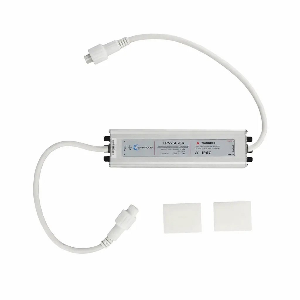 Eco Fix transformátor venkovní 250 W, 36 V, bílý kabel IP67