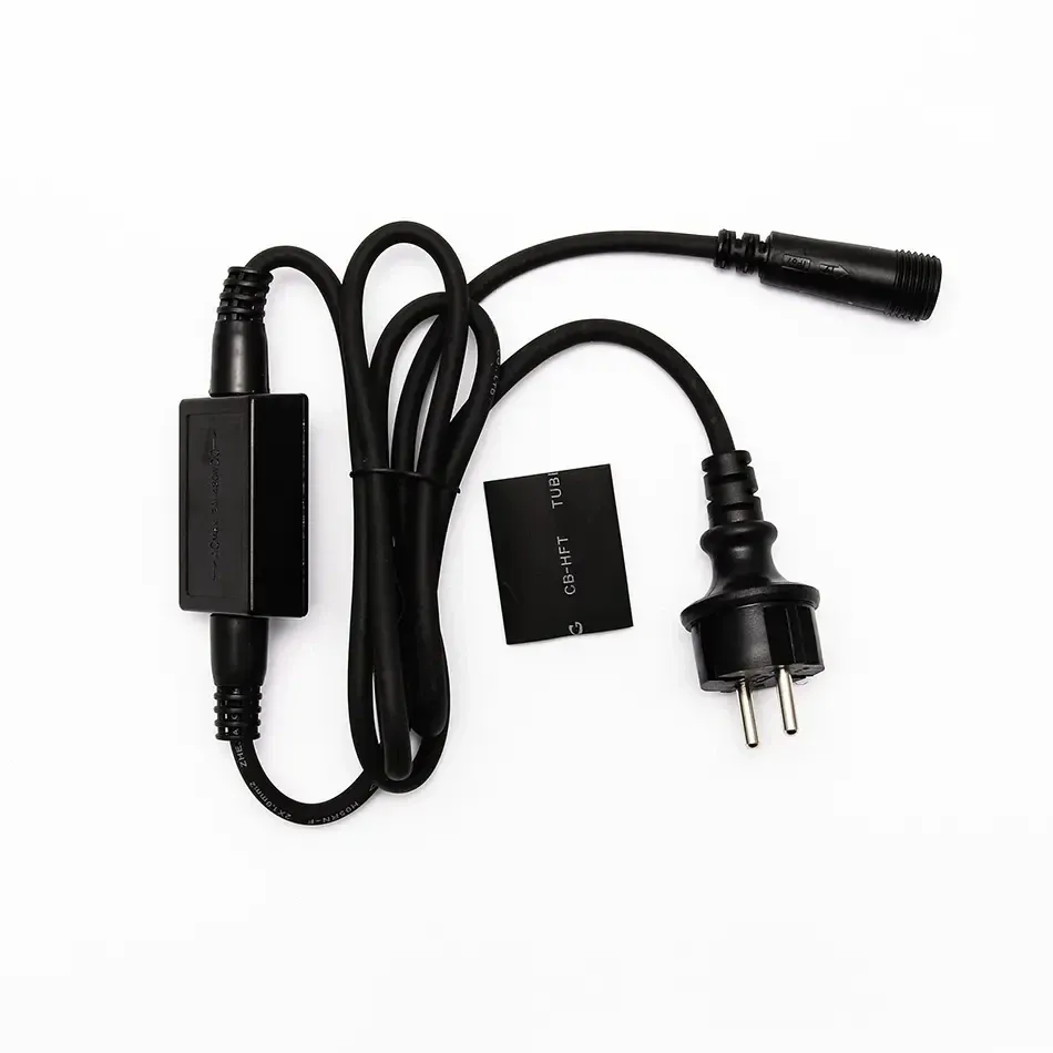 Easy Fix zdrojový kabel a zdroj ACDC černý IP67