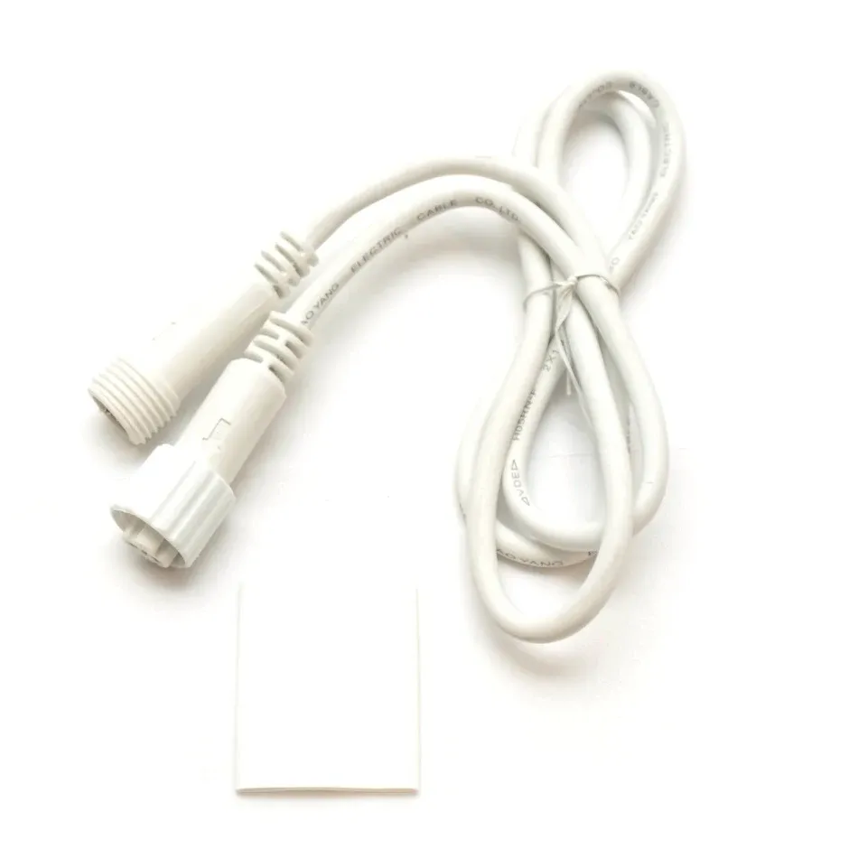 Easy Fix extension cable 1 m, white, IP67