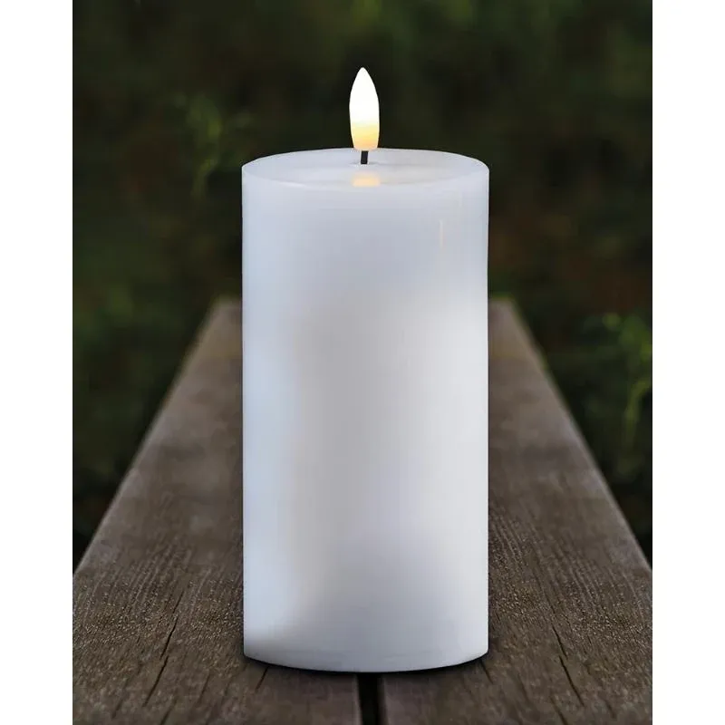 _Downloaded Outdoor LED candle, white, 20 cm