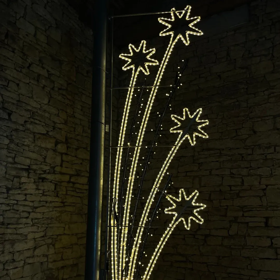 LED light decor, 85 x 300 cm, warm white, 230V