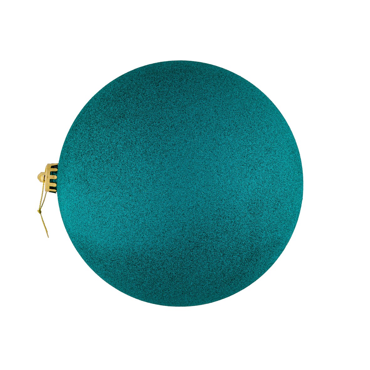 Production - Plastic ball, d. 20 cm, peacock green, glitter
