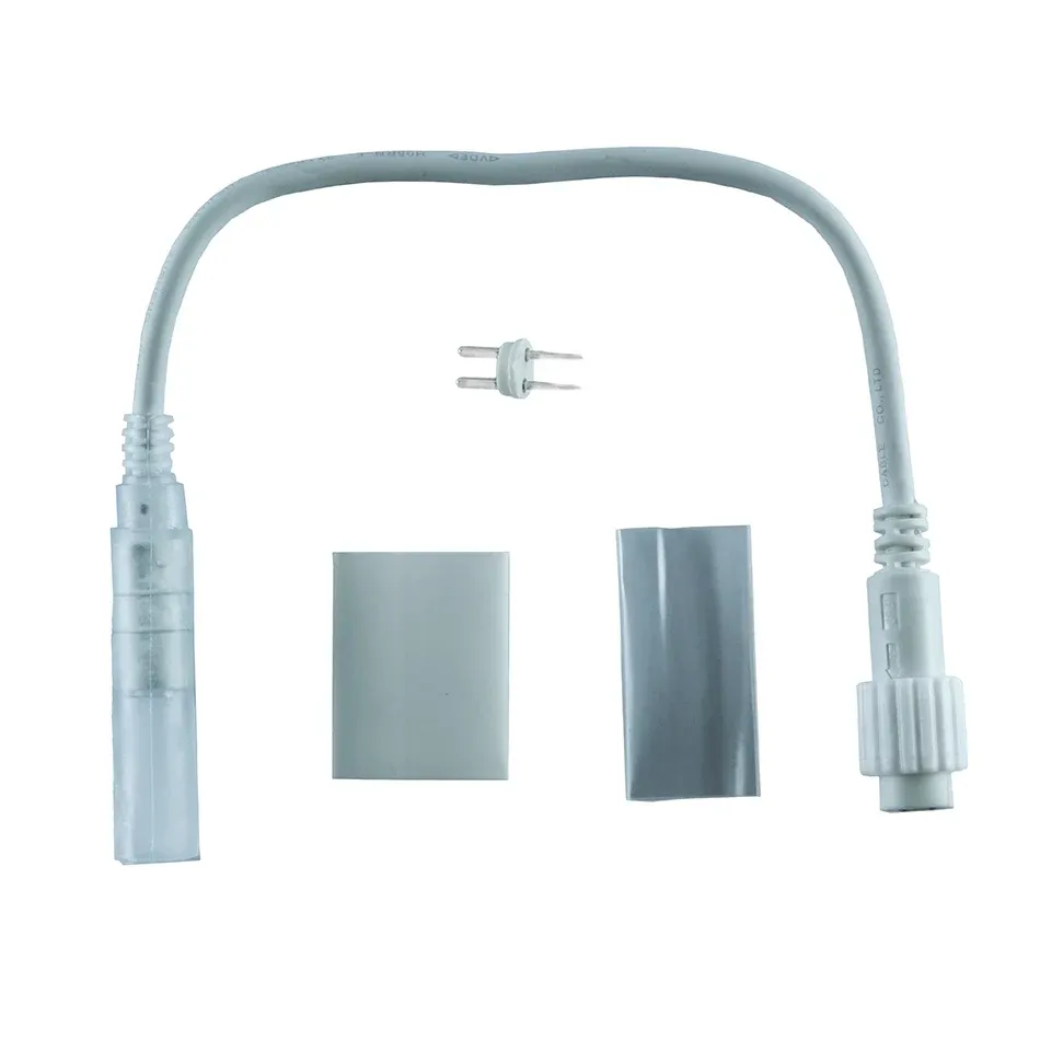 Connection between LED hose and Easy Fix 0.25 m, white, male, IP44