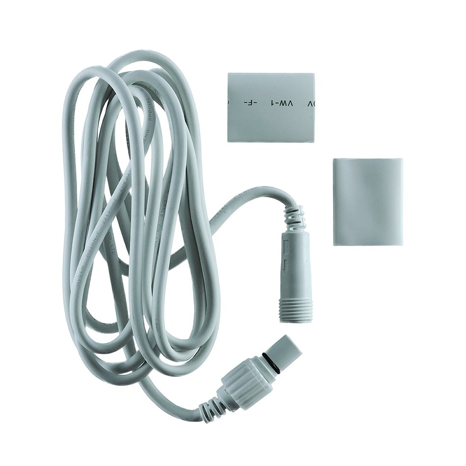 Easy Fix extension cable 3 m, white, IP44