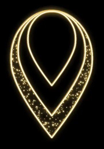 Easy Fix 2D LED Drop II, 60 × 95 cm, warm white, pendant, aluminum