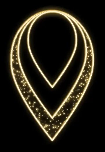Easy Fix 2D LED Drop II, 60 × 95 cm, warm white, pendant, aluminum