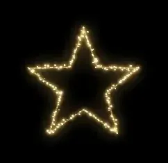 Easy Fix 2D LED star light VIII, Ø 80 cm, warm white, hanging, 3D printing