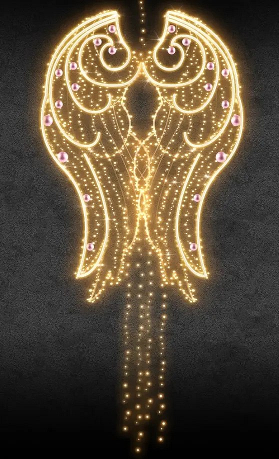 Eco Fix 2D LED casement light, 125 × 180 cm, warm white with crystal, hanging, aluminium