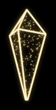 Easy Fix 2D LED light decor crystal, 75 × 190 cm, warm white, hanging, aluminium