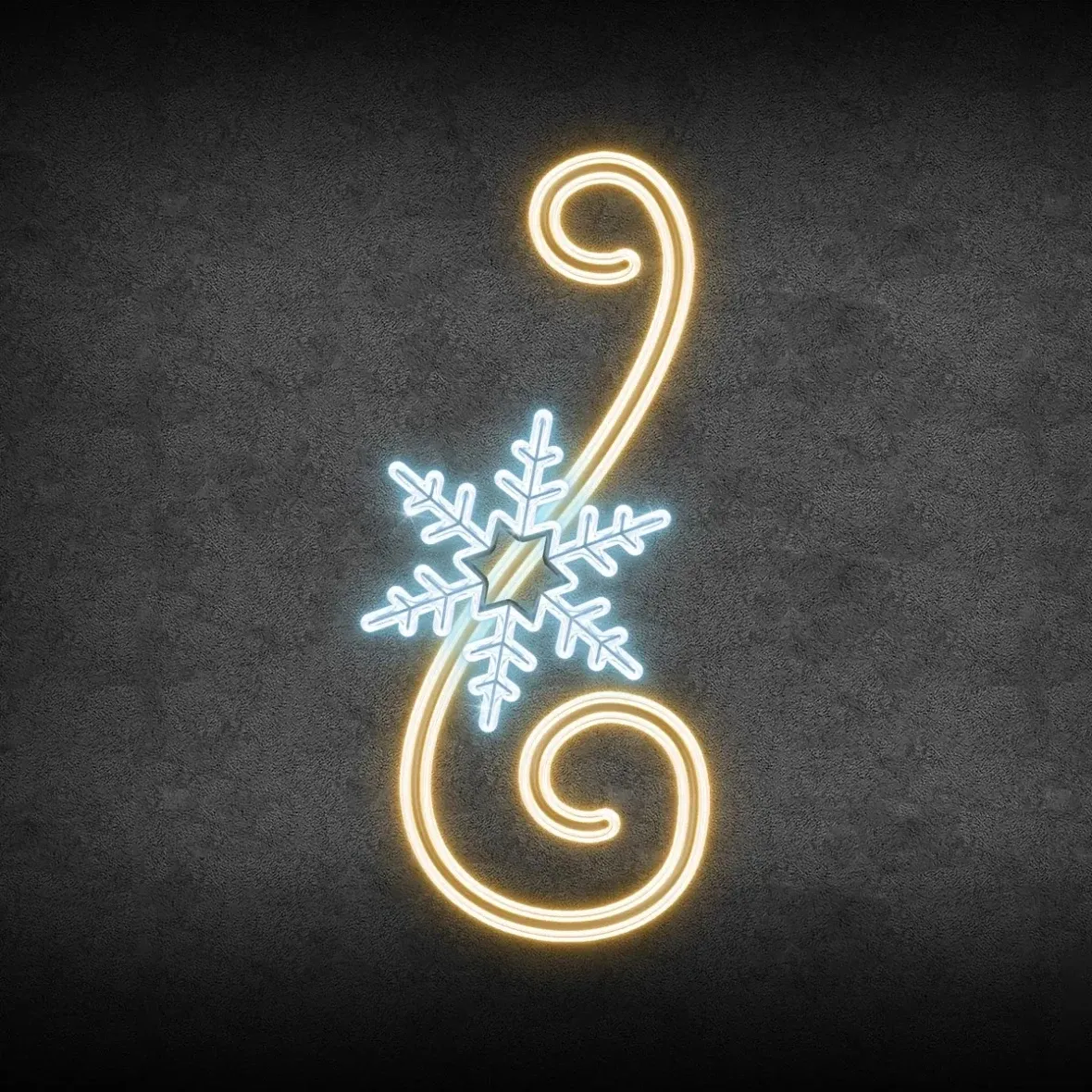2D LED light decor for VO, 95 x 200 cm, warm and icy white