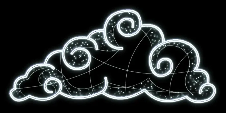 2D LED light puff, standing, 217 × 100 × 60 cm, ice white, aluminium