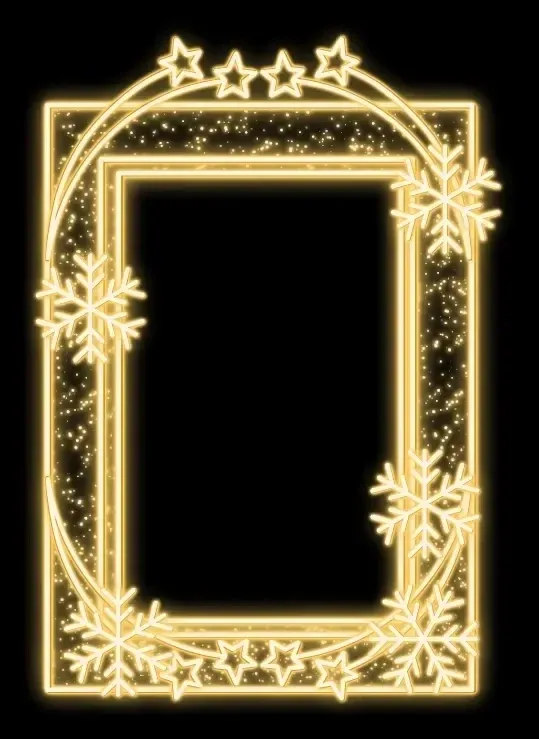 Eco Fix 2D LED light frame, 175 × 250 cm, warm white, standing