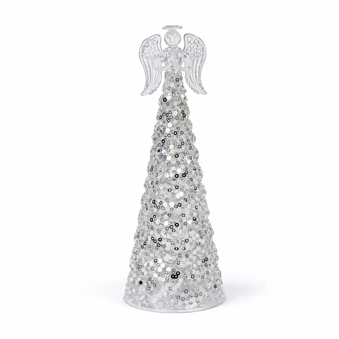 Glass angel 6,5 × 10 cm, clear glass