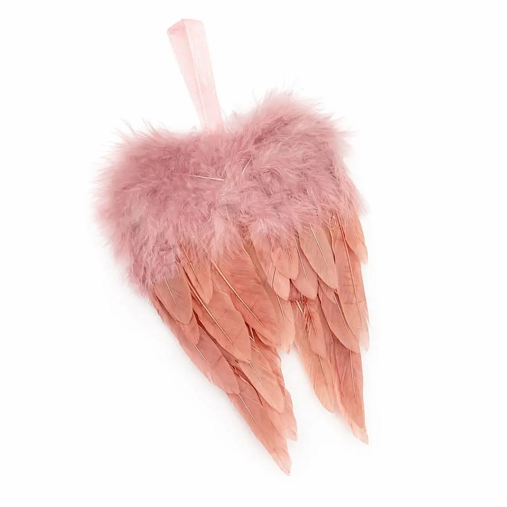 Angel wings 10 × 15 cm, pink