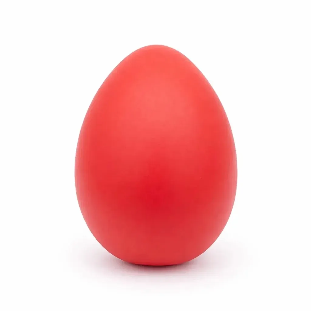 Easter egg decoration, 30 cm, red, plastic, outdoor