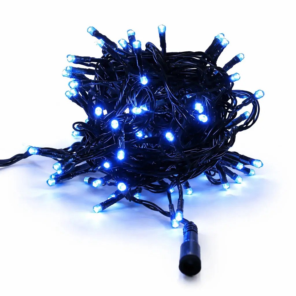LED tree lights 20 m blue IP44, incl. power supply Hobby Line