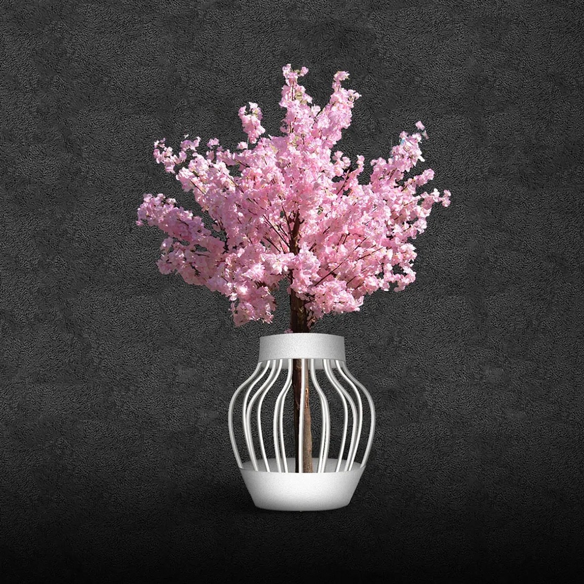 3D Easter vase, 90 × 80 cm, non-illuminated