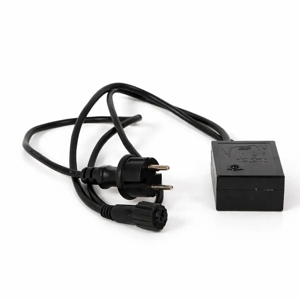 Easy Fix BI-COLOR source cable with AC/DC, outdoor, black IP44, 480 W