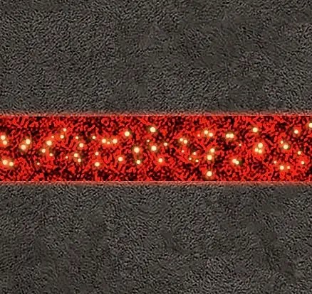 Easy Fix 2D LED light ribbon for bow DZX11192WS5, 300 × 100 cm, warm white, hanging, red carpet