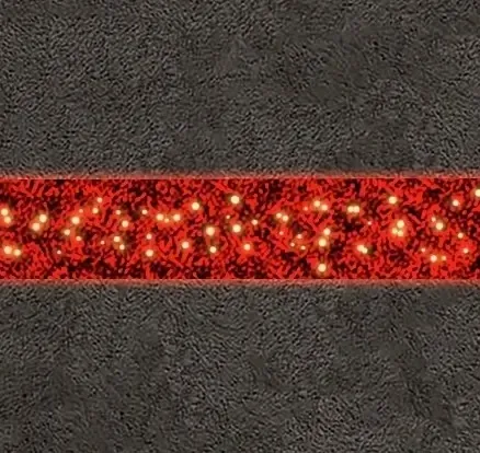 Easy Fix 2D LED light ribbon for bow DZX11192WS5, 300 × 100 cm, warm white, hanging, red carpet