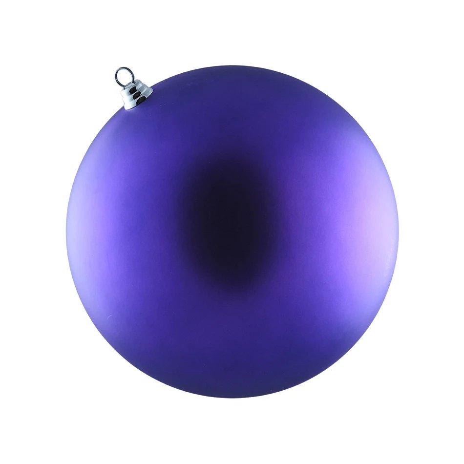 Plastic ball, 30 cm in diameter, purple, matte