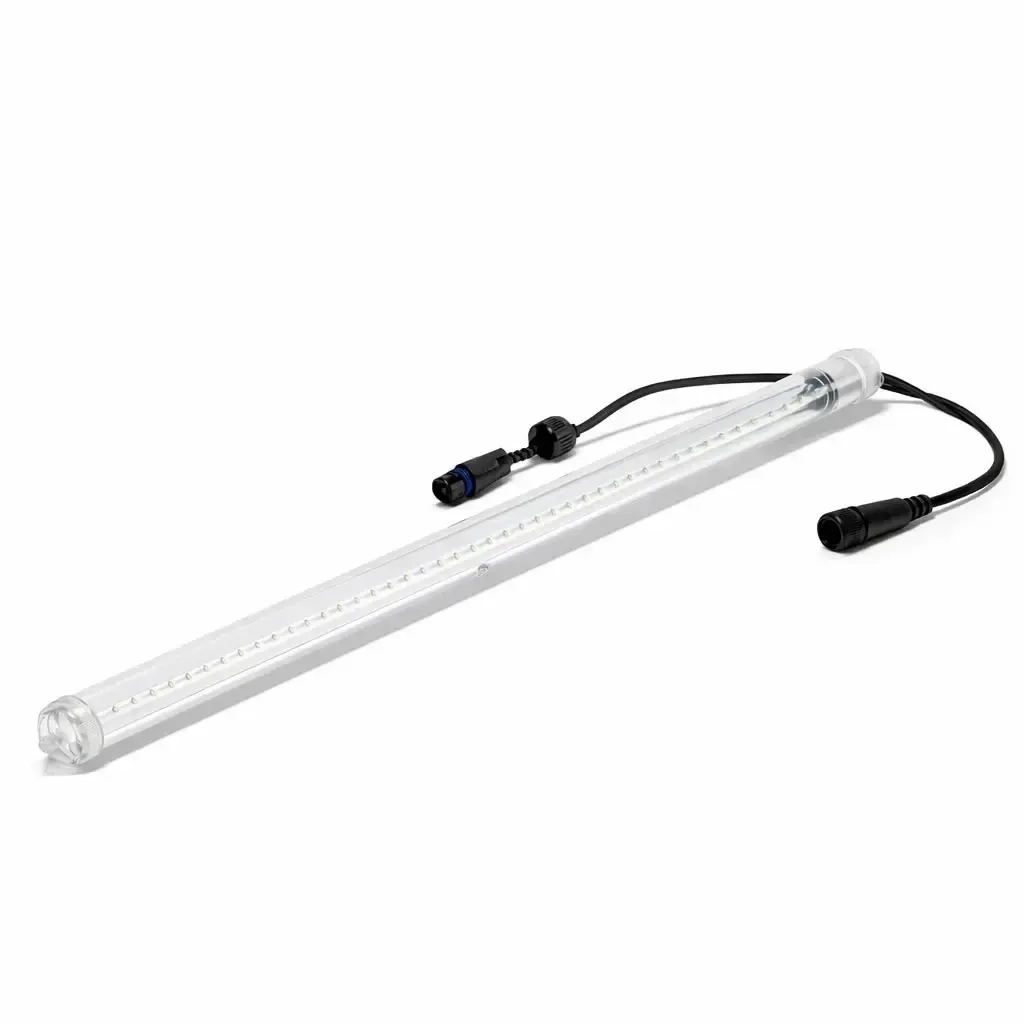 Easy Fix LED Falling Snow 100 cm, Ice White, 200 LEDs, Black Cable, IP67, Extension