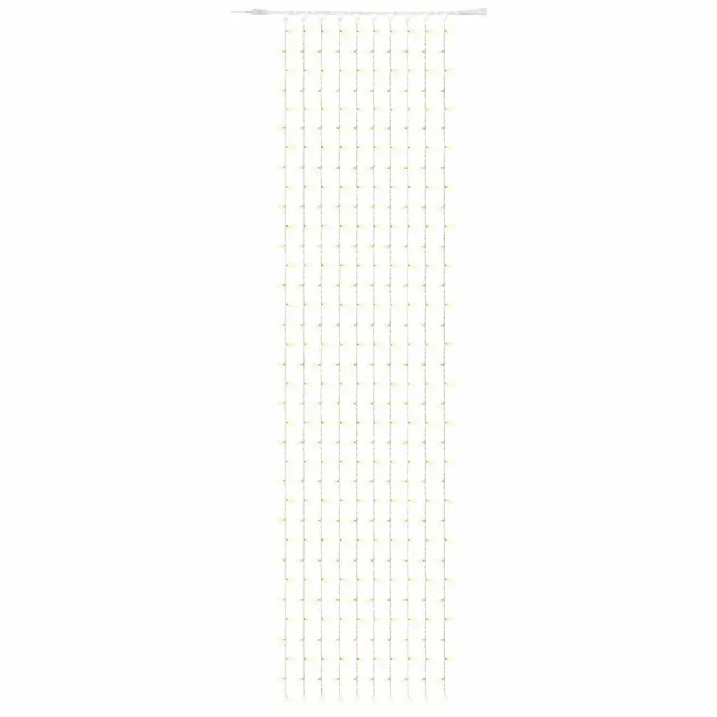 Easy Fix Outdoor LED String Lights, 100 × 1200 cm, Warm White with FLASH, 1200 LEDs, White Cable, IP67, Extension Cable