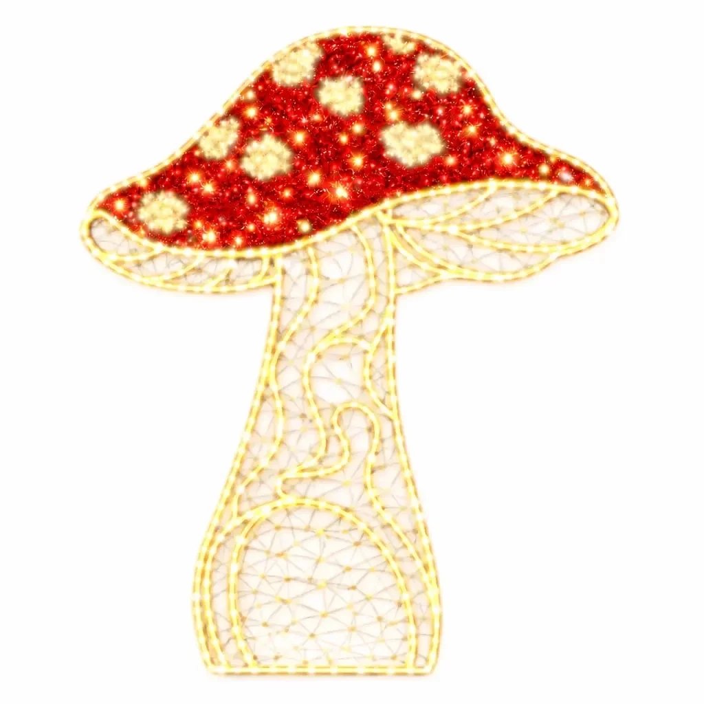 Eco Fix 2D LED Toadstool Light I, 148 × 200 × 3 cm, warm white, hanging, 3D-printed