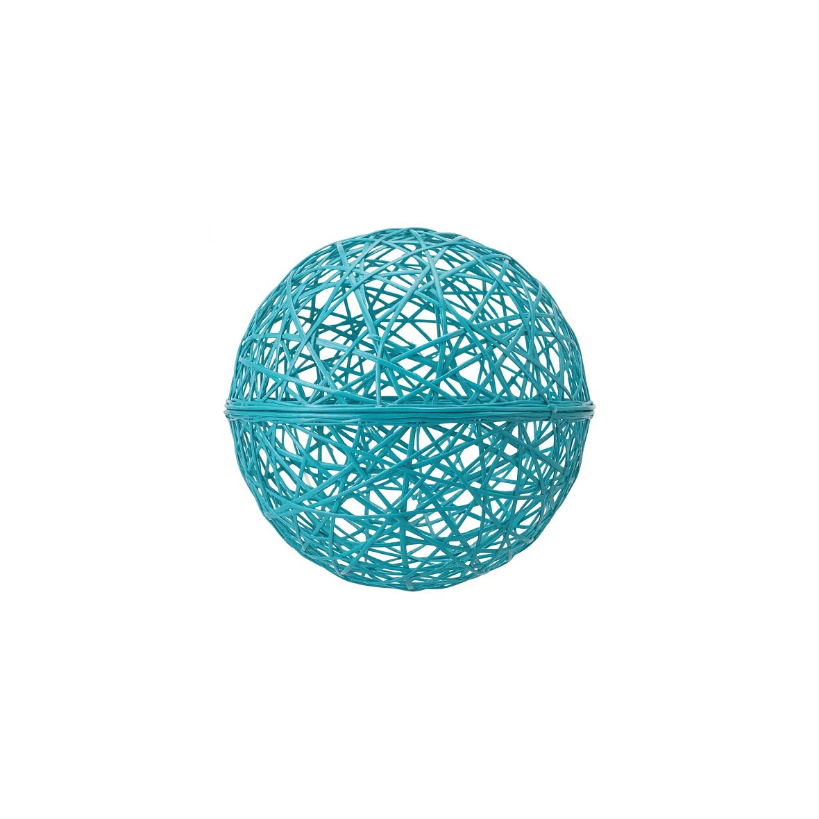 3D sphere Fiberglass, diameter 25 cm, turquoise, non-illuminated
