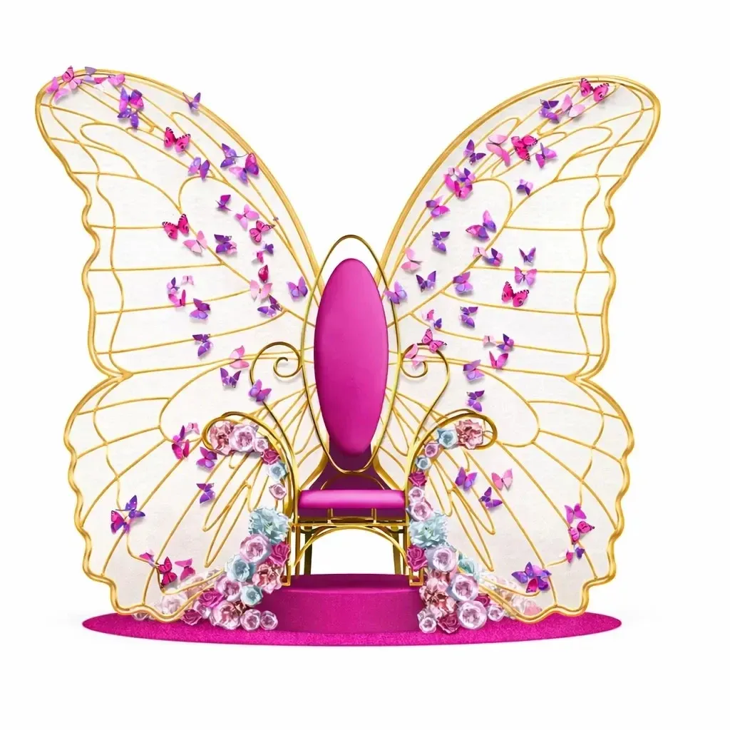 3D butterfly wings spring photopoint and sitting, 250 cm, non-illuminated