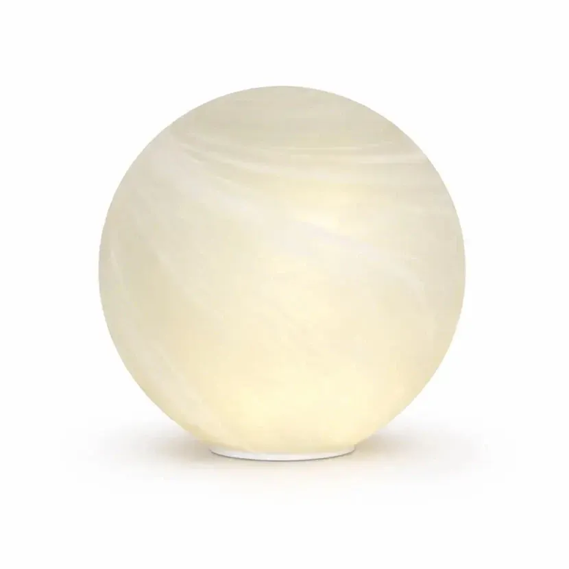 3D LED luminous sphere white Odina 25 cm, matt, IP20 interior