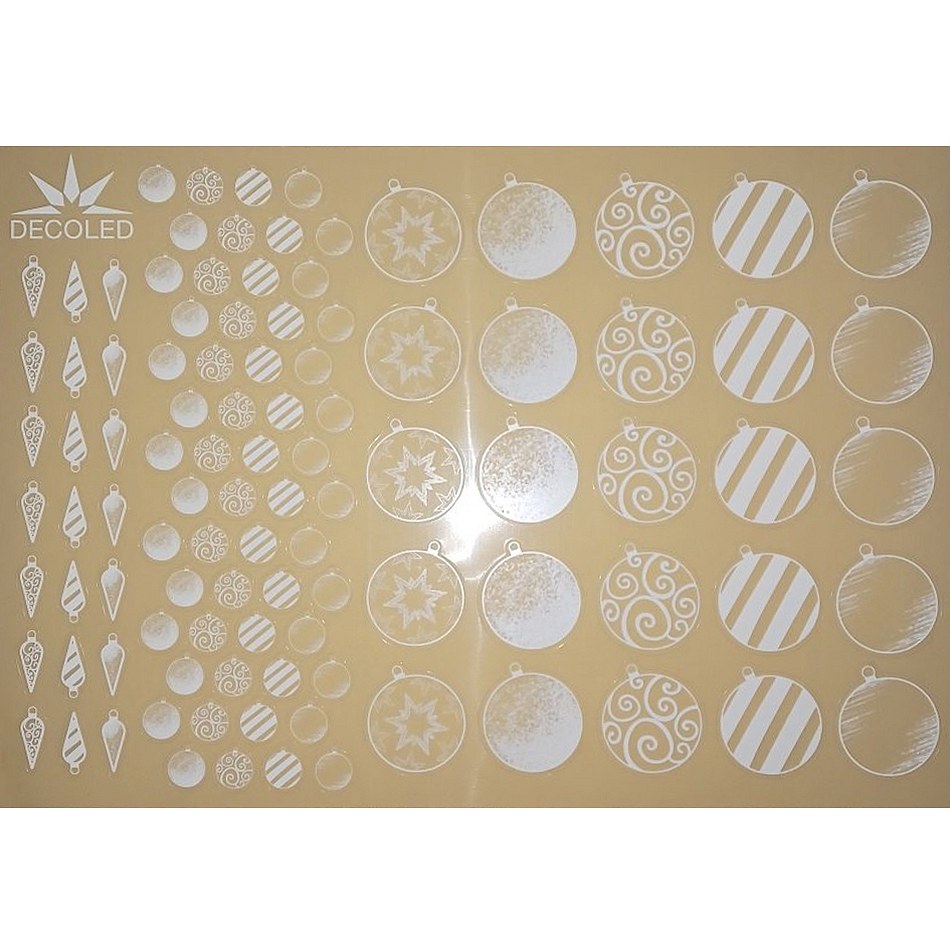 Christmas stickers for windows A3 ornaments