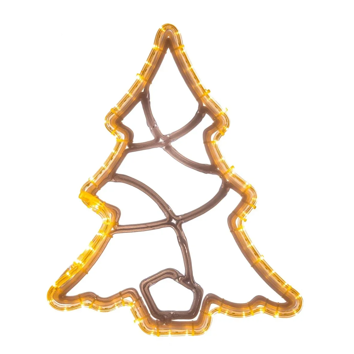Easy Fix 2D LED Christmas Tree, 49 × 58 × 2 cm, Warm White, 3D-Printed, DZX0091WS1
