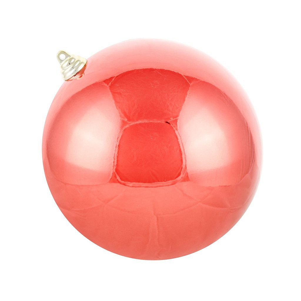 Production - Plastic ball, diameter 20 cm, red, glossy, UV