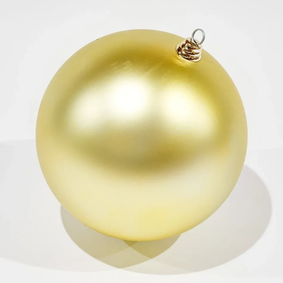 Production - Plastic ball, diameter 30 cm, gold, matt