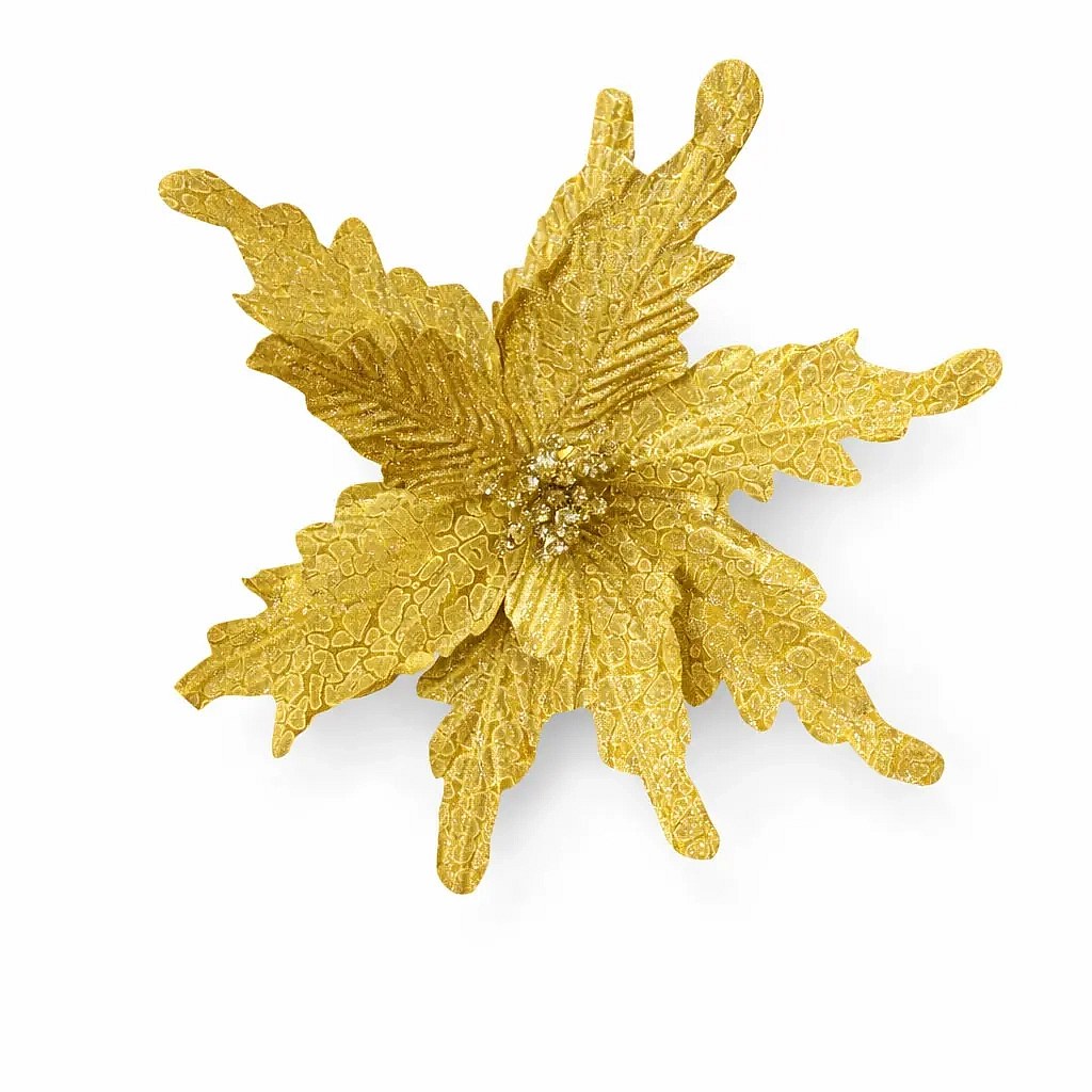 Decoration artificial flower gold, 29 cm