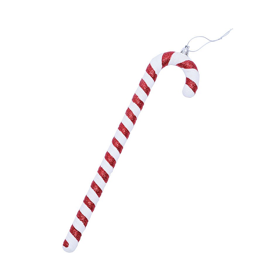 Large Christmas ornament crutch, 30 cm, plastic, IP44 outdoor