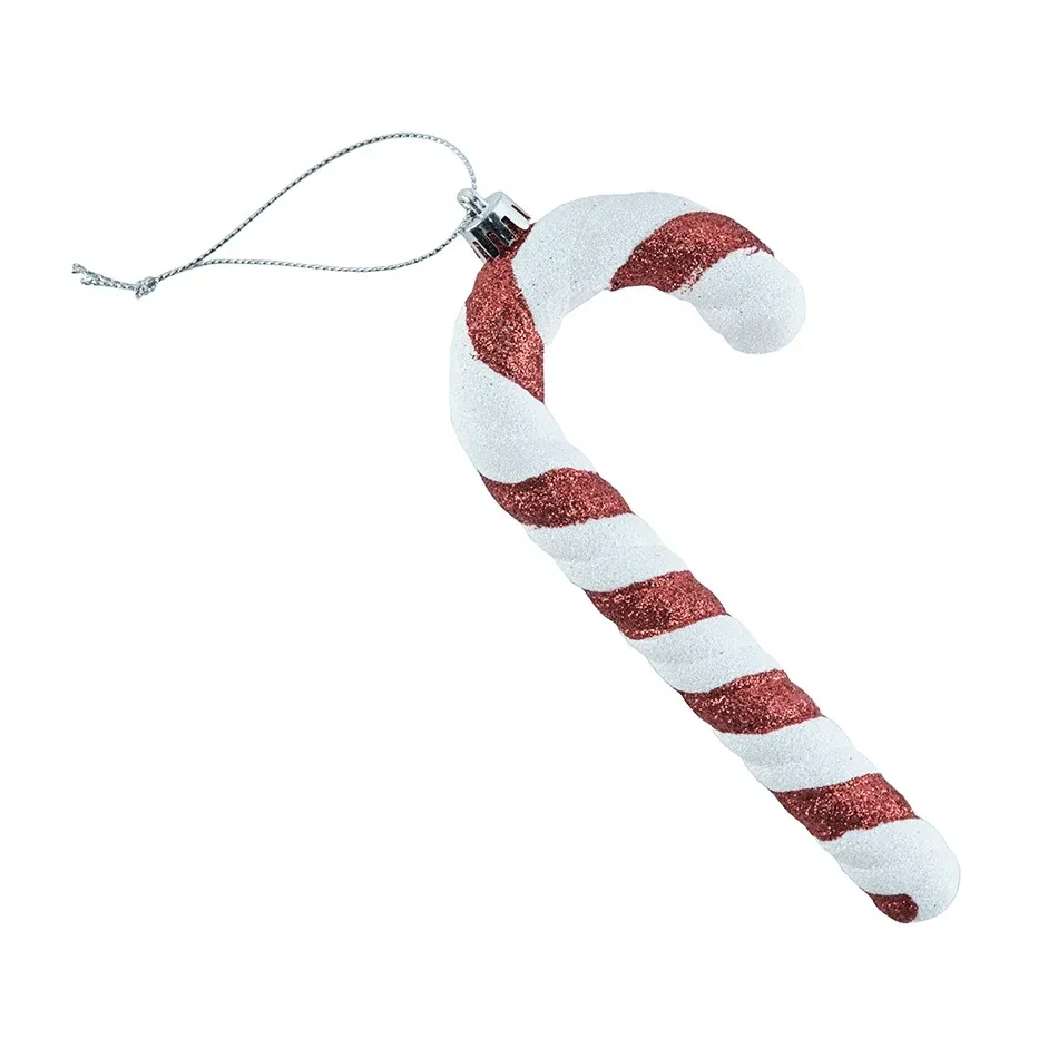 Christmas ornament crutch, 15 cm, plastic, IP44 outdoor
