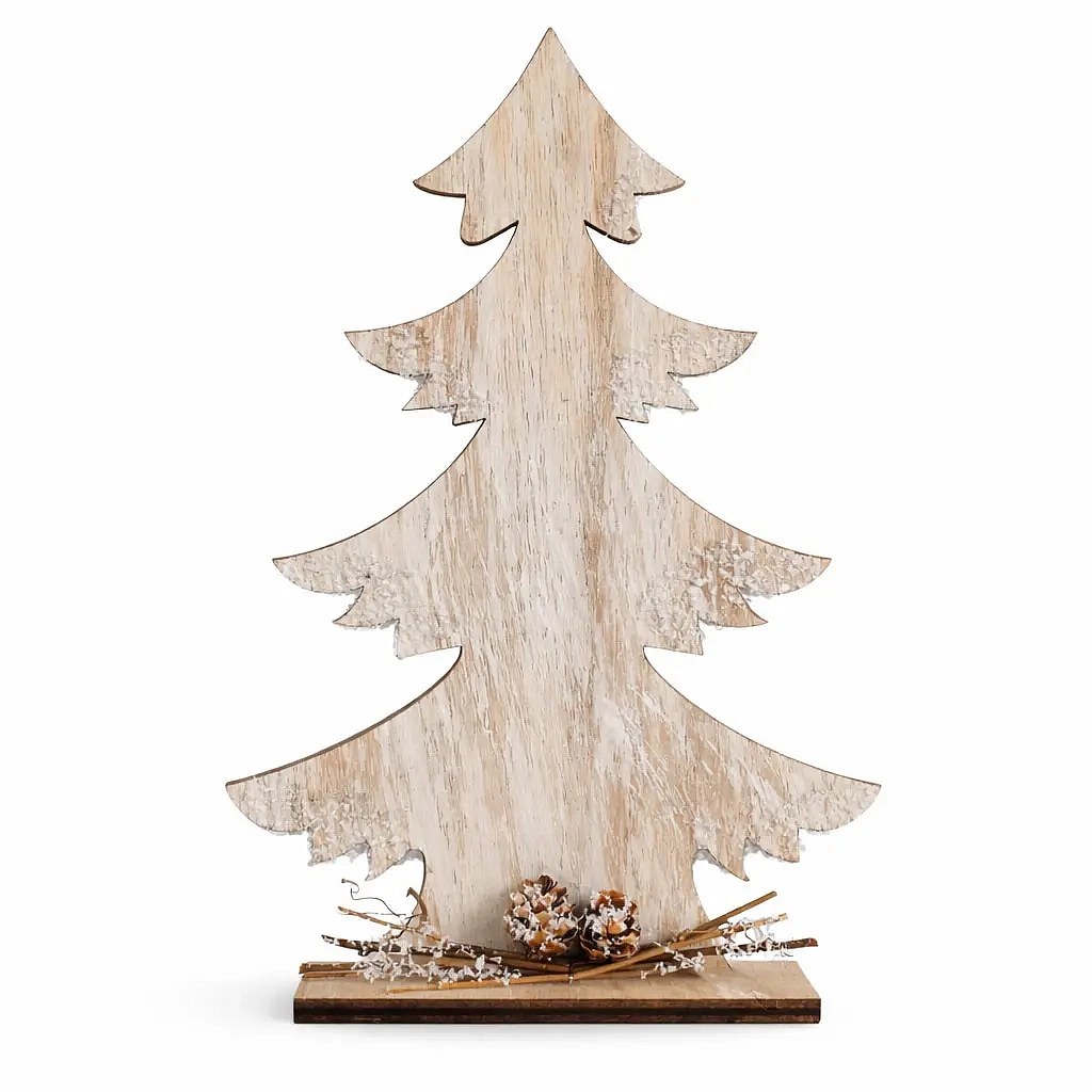 Wooden table decoration tree 13,5 × 4 × 30 cm, standing