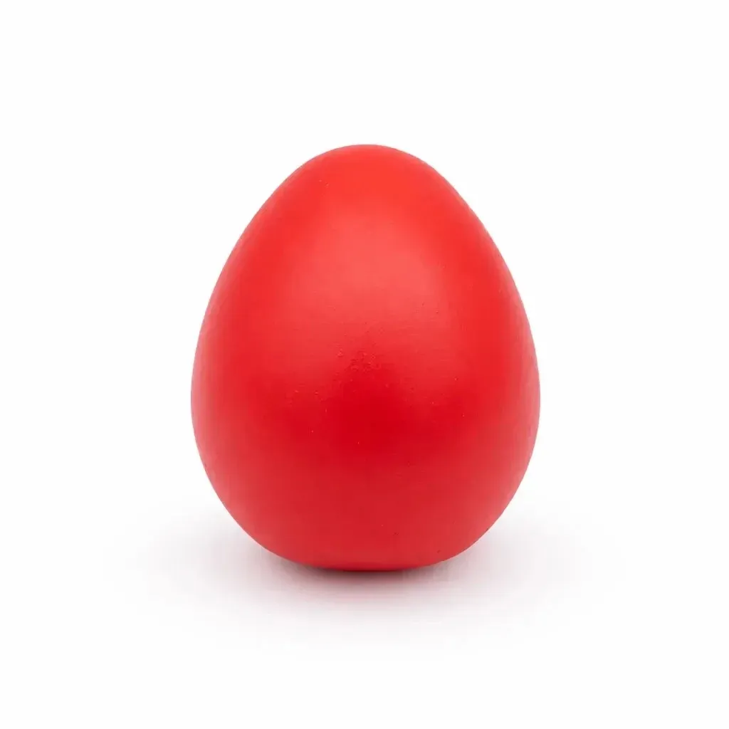 Easter egg decoration, 15 cm, red, plastic, outdoor