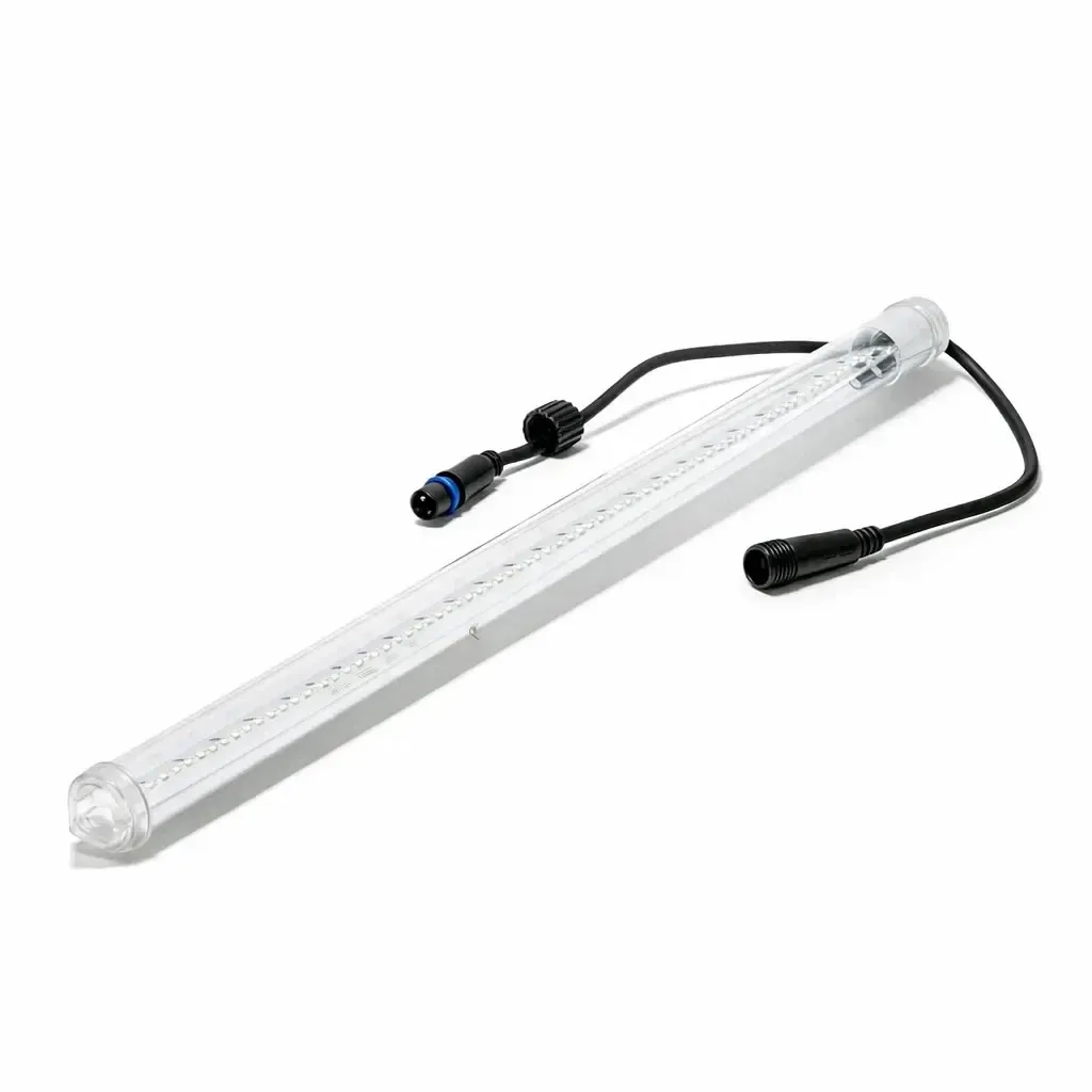 Easy Fix LED Falling Snow 60 cm, Ice White, 144 LEDs, Black Cable, IP67, Extension Cable
