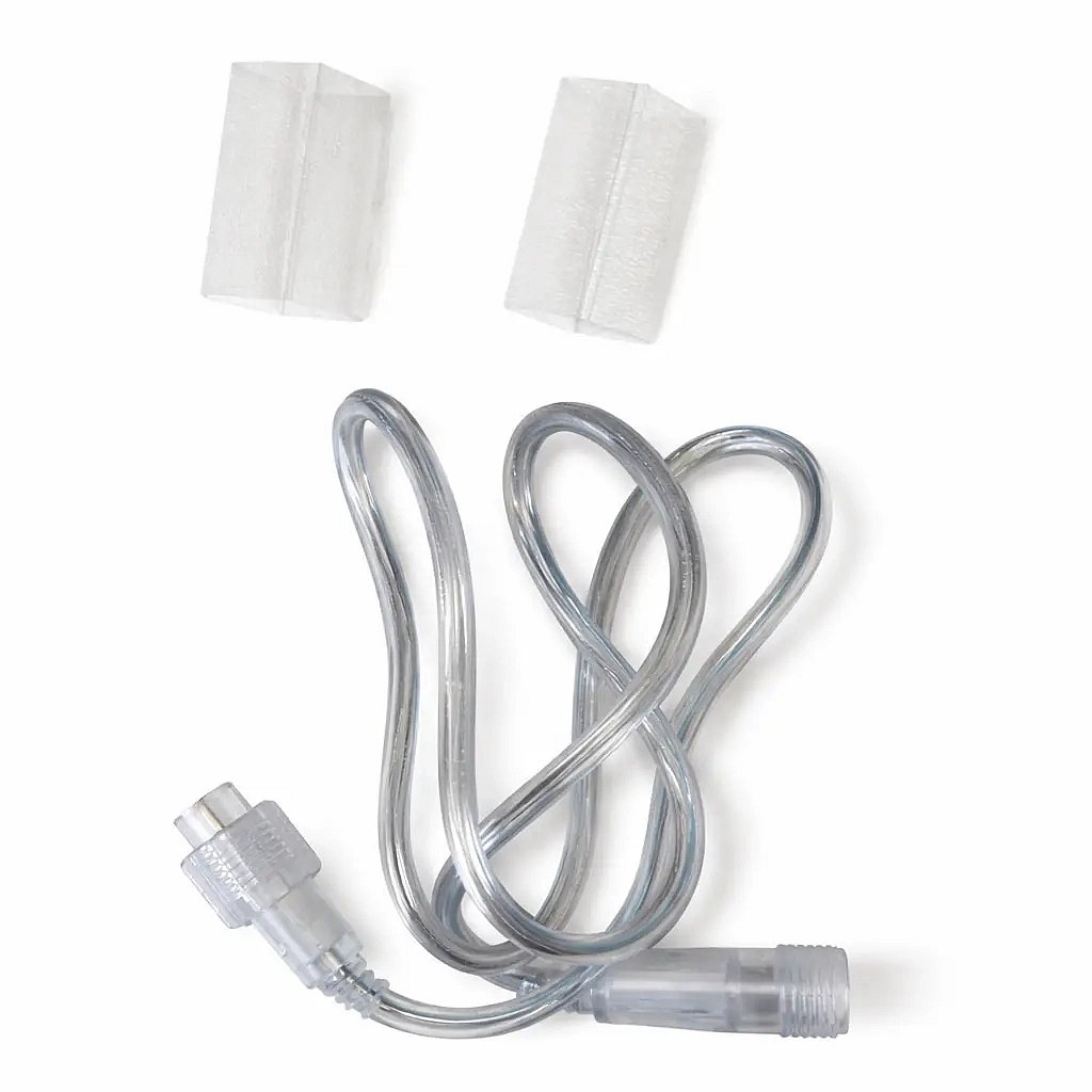 Easy Fix extension cable 2 m, transparent cable IP20 interior