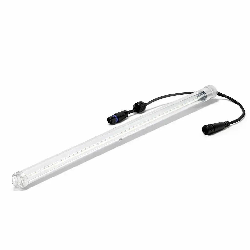 Easy Fix LED falling snow 80 cm, icy white 96 LEDs, black cable IP44, extension