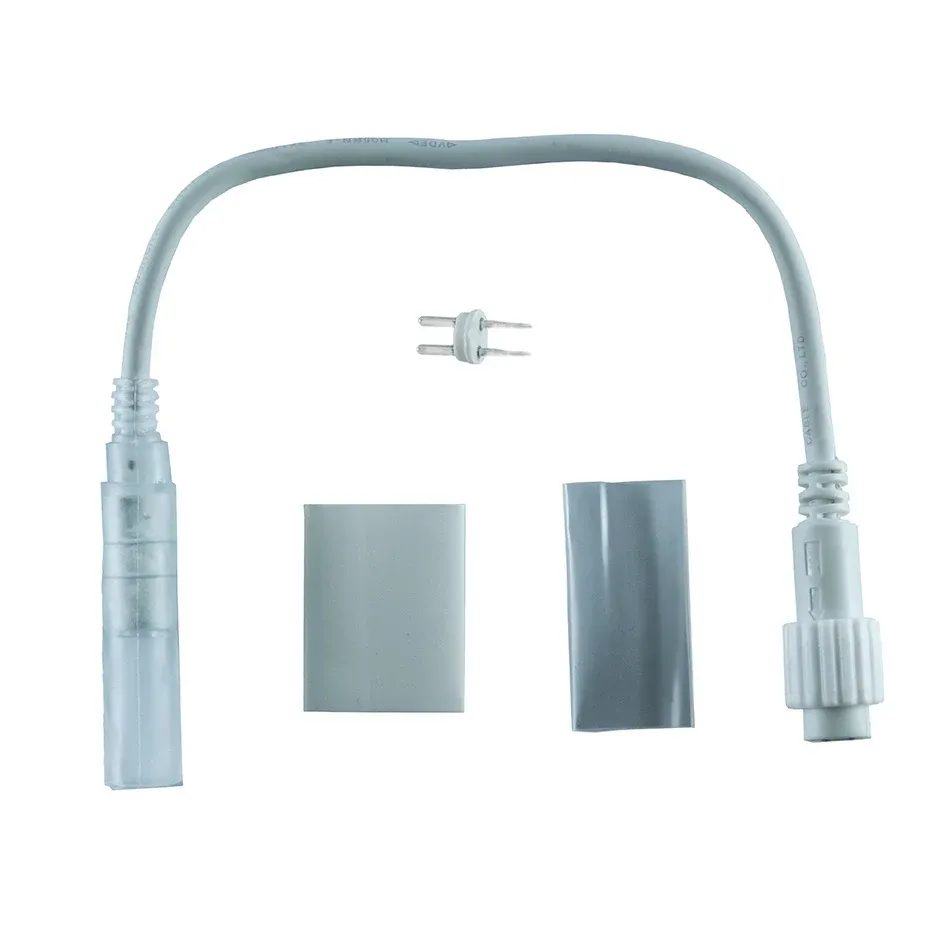 Connection between LED hose and Easy Fix 0.25 m, white, male, IP67