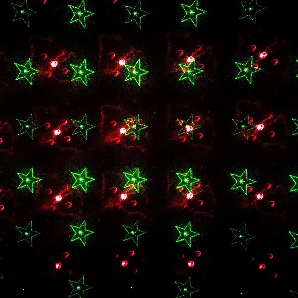 Laser Christmas lights, various motifs