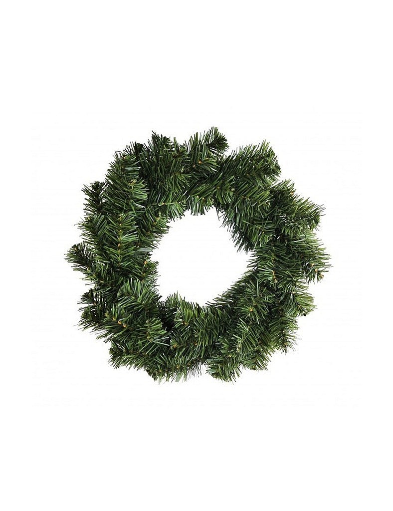 Green wreath, outer diameter 30 cm, inner diameter 15 cm