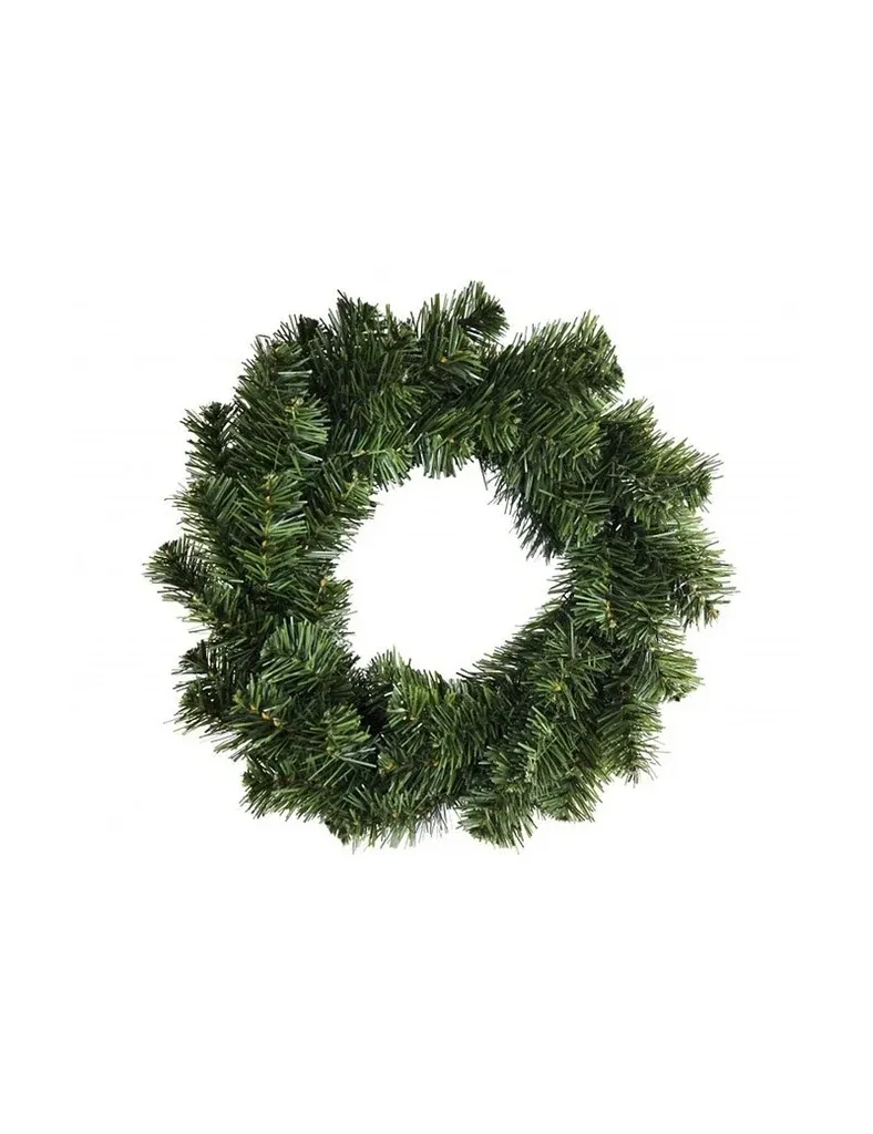 Green wreath, outer diameter 30 cm, inner diameter 15 cm