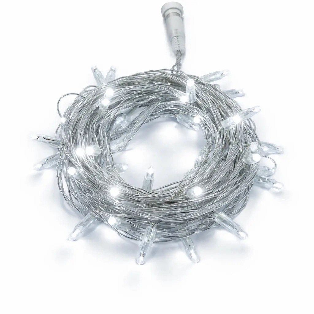 Easy Fix LED running light 4 m led white, 64 diodes, clear cable IP44, extension